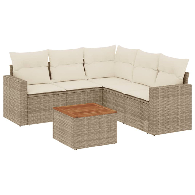 Vidaxl Garden Sofa Set Beige