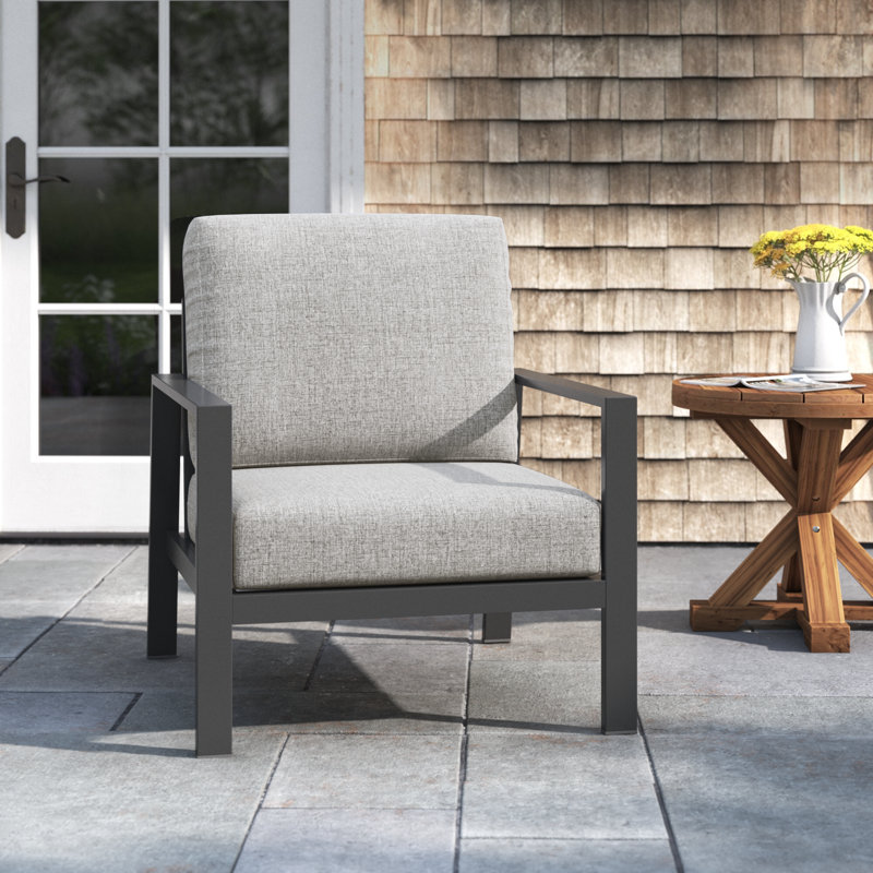 Townsend Patio Chair with Sunbrella® Cushions, Canvas Granite Sunbrella® Canvas