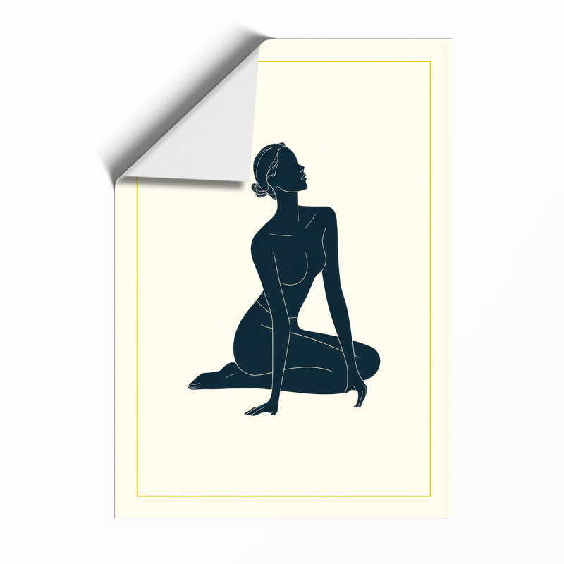 Contemplative Silence Minimalist - Print, Unframed, A4 - 29.7 x 21.0 cm
