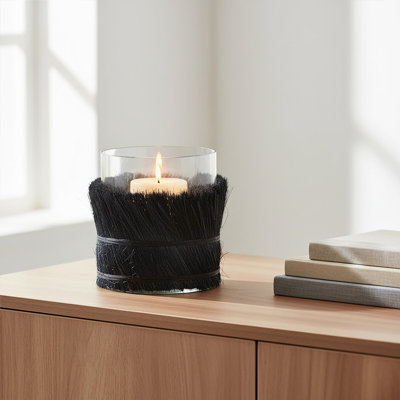 Glass Tabletop Tealight Holder