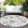 Machine Washable Indoor/Outdoor Claudian ACN1670 Gray Rug