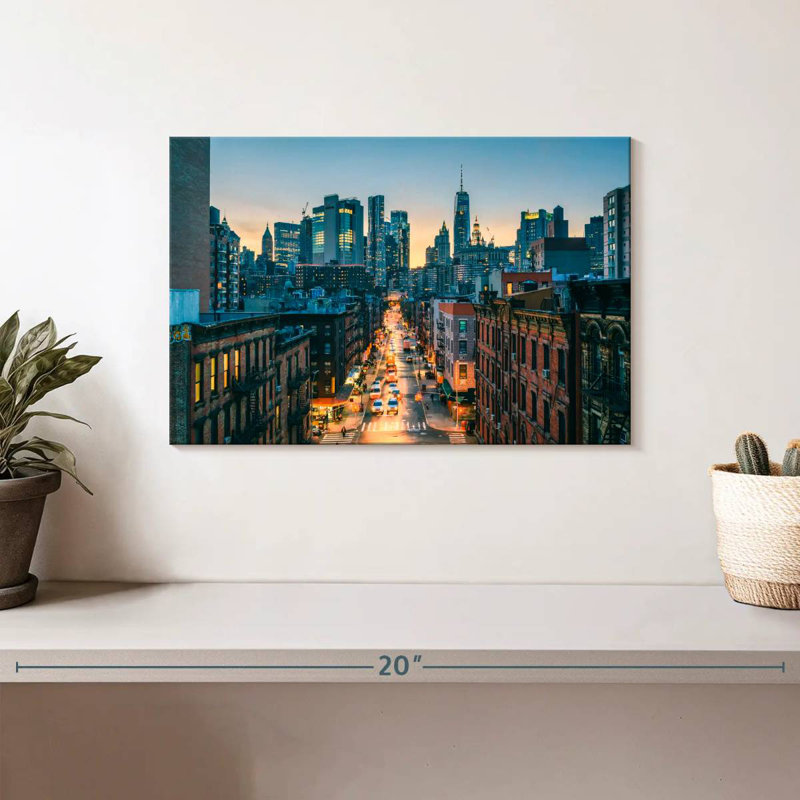 Sireci Lower Manhattan Twilight Rush, 8" H x 12" W