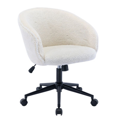 Harijs Faux Fur Task Chair