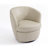 Aunna PU Leather Swivel Soft Cushion Accent Chair（Set of 2）-529062203