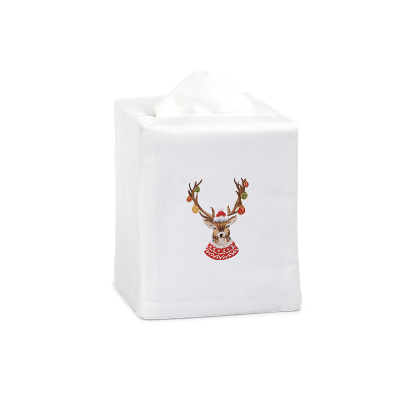 Ornament Antlers Tissue Box Cover