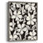 Fleurs dans le jardin I, reproduction encadrée - bois massif-1791897925