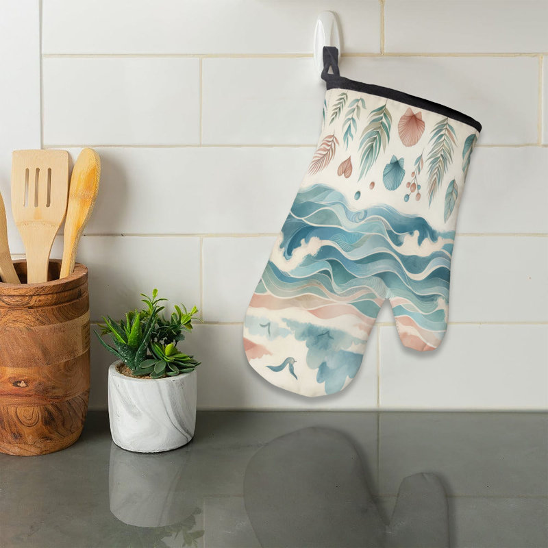 Sergé de coton Coastal Tides