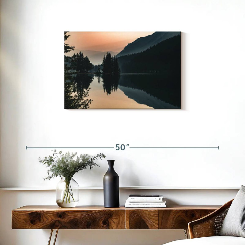 Cèdres sur le lac Banff, H 20 po x l 30 po