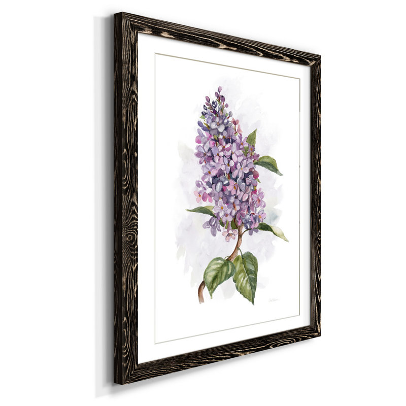 Awash In Lilac II - impression, Noir, H 37,5 po x l 27,5 po x P 1,5 po