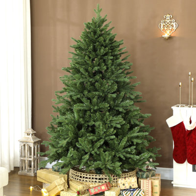 Arbre de Noël de 6,5 pi avec DEL synchronisée, bricolage, sapin Frasier Grande