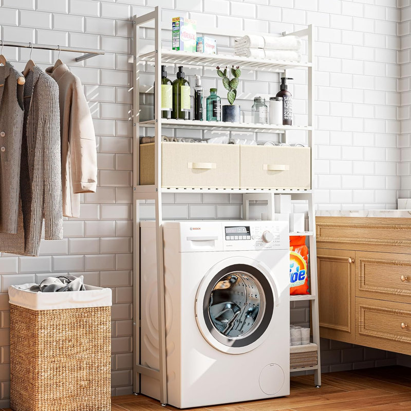 Rangement pour salle de bain Sumio, Blanc