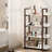 Multifuction Bookcase with Solid Wood Frame,Mix Color Plant Standing for Home Decro -1683155271