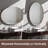Oval Mirror Bathroom Vanity Mirror Metal Framed Wall-Mounted Mirrors for Bathroom-64922035-64922029
