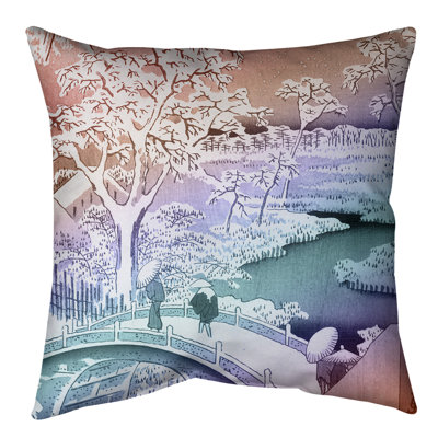 Coussin meguro tambour et coucher de soleil hill