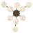 Selene Swirl Glass Semi Flush Mount-108510877