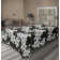 Drap plat à motif floral bohème Ambesonne
