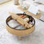 Table basse ronde à plateau relevable-188033539