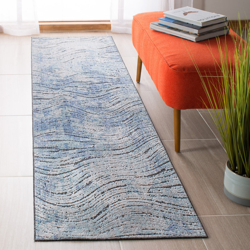 Higginson Provance Performance Abstract Rug, Runner 2'2" x 8'
