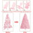 Multi-colored Hinged Fir Artificial Christmas Tree with Foldable Stand-1725874854-1725874850