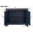 Donela Console Table with Adjustable Storage Shelf, Retro Entryway Table with Adjustable Storage Shelf, Sofa Couch Table for Hallway, Entry Way, Living Room, Foyer-1432288891-1432288888