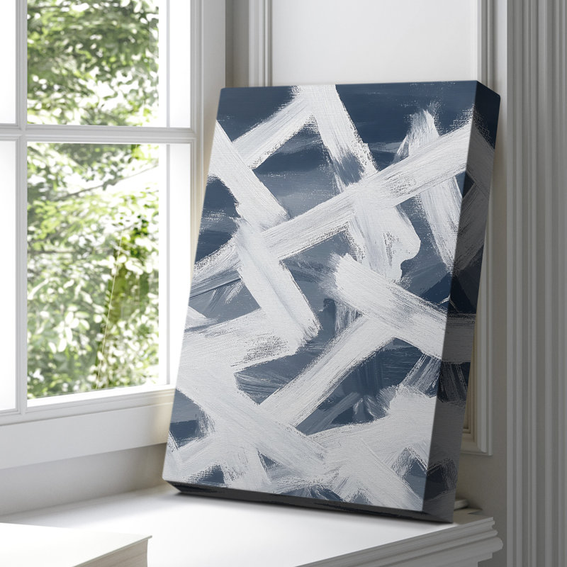 Toile tendue abstraite XXIX Gallery - prête à être accrochée, H 48 po x l 32 po