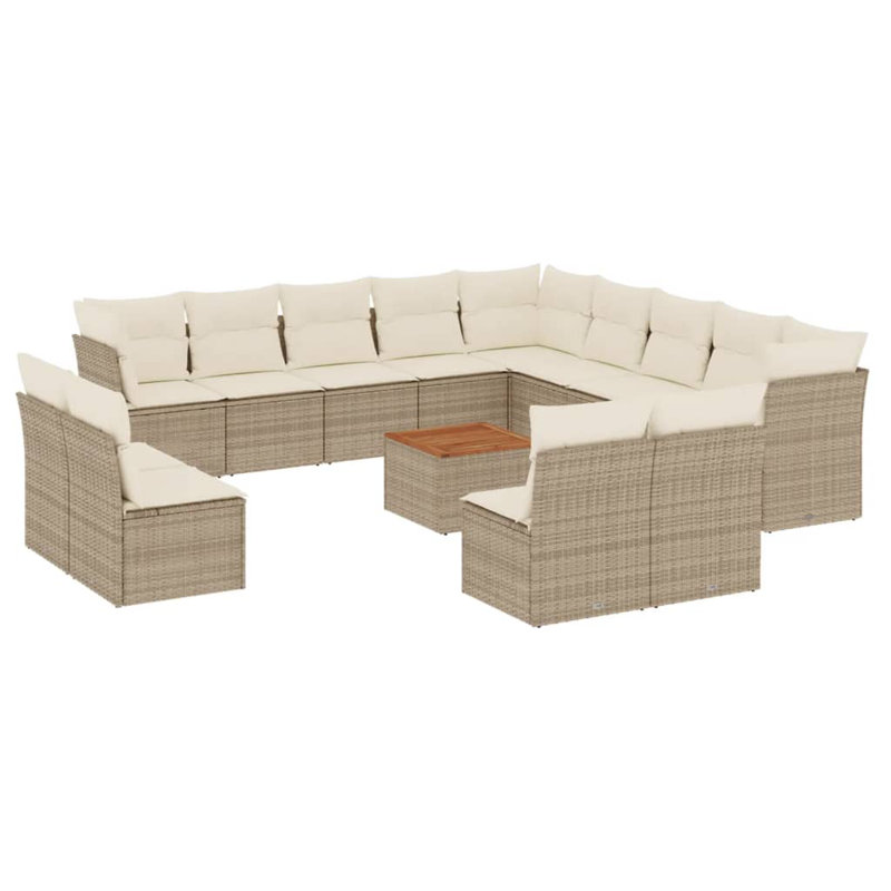  Garden Sofa Set Beige