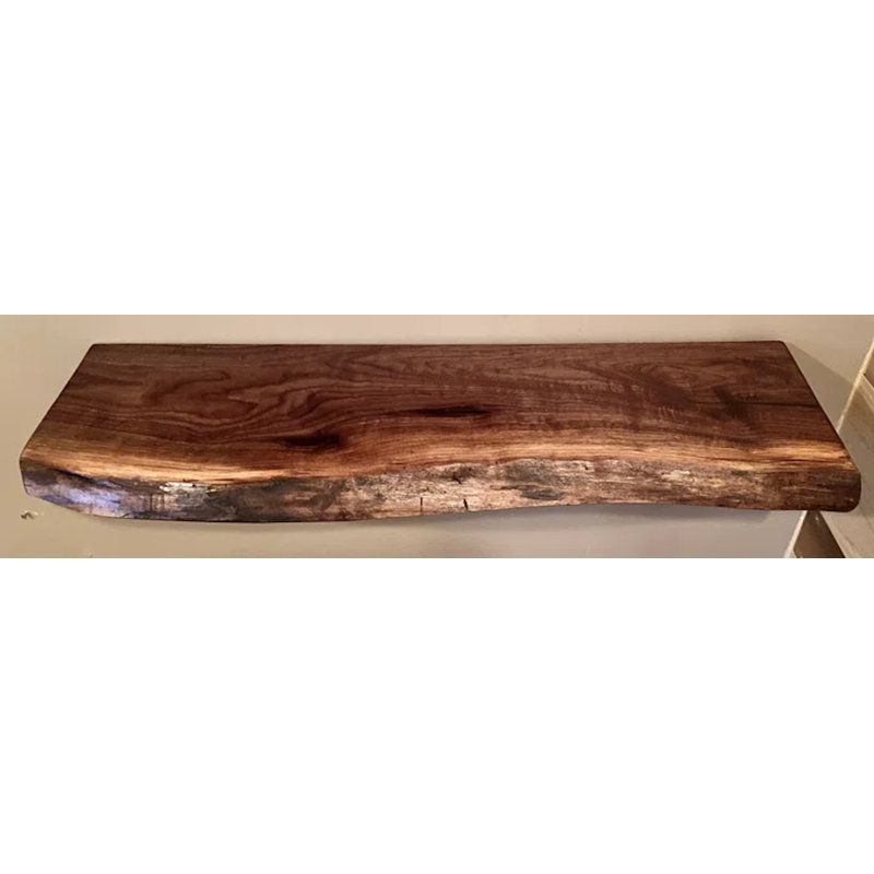 Tablettes murales flottantes personnalisées en bois flottant sur mesure, H 2 po x l 36 po x P 9 po