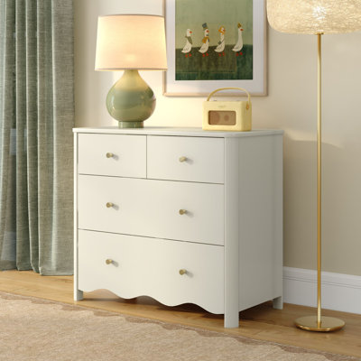 Sutton 4 Drawer Dresser, Linen White