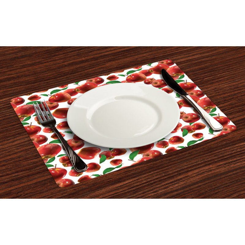 Janesville Apple Autumn Season Fruits Placemat