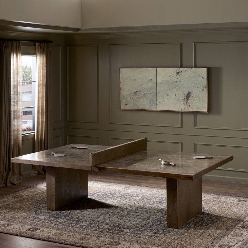 Bato Ping Pong Table-Warm Grey Marble