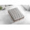 Matelas moelleux double face de luxe, 47,2 x 78,7 x 12,6 pouces | Housse en tricot de coton, mousse hypersoft | Blanc élégant, beige et brun | Idéal pour le confort d'un hôtel dans votre maison, assemblé pour plus de commodité