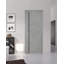Porte intérieure moderne en bois pré-montée avec quincaillerie Planum 0016, cadre en béton à panneau unique, portes robustes pour salle de bain et chambre à coucher - 42 po x 96 po-109781635-109781662