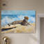 «Cheetah Beach Surfer», art mural Glam Beach par Art Remedy-105295501-105295498