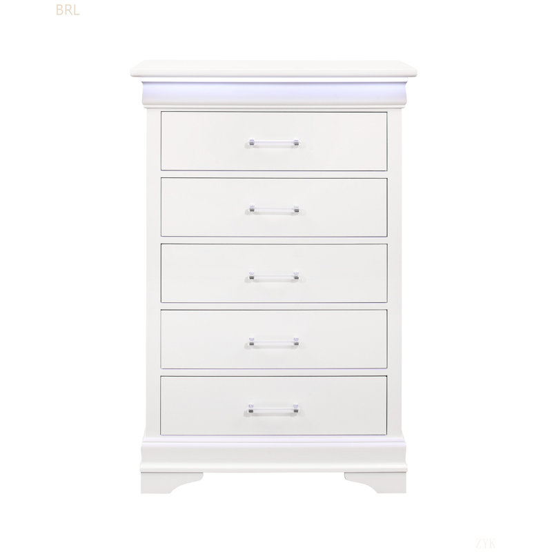 Unit With Metallic Handles And LED Accent