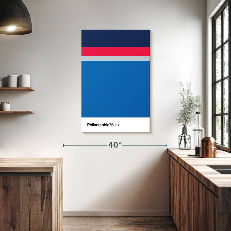 Sirecs Philadelphia 76Ers, H 39 po x l 26 po