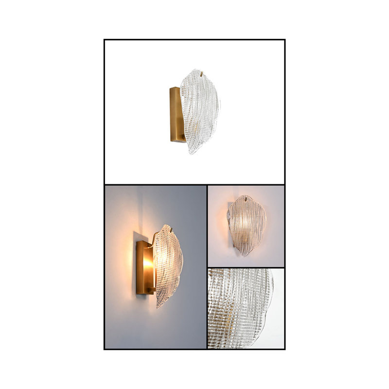 Applique murale en verre