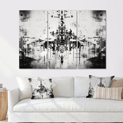 Reneau - Ensemble d'art mural lustre Glam