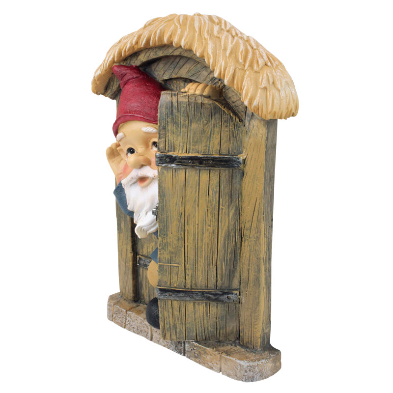 Knothole Gnomes Door Tree Sculpture