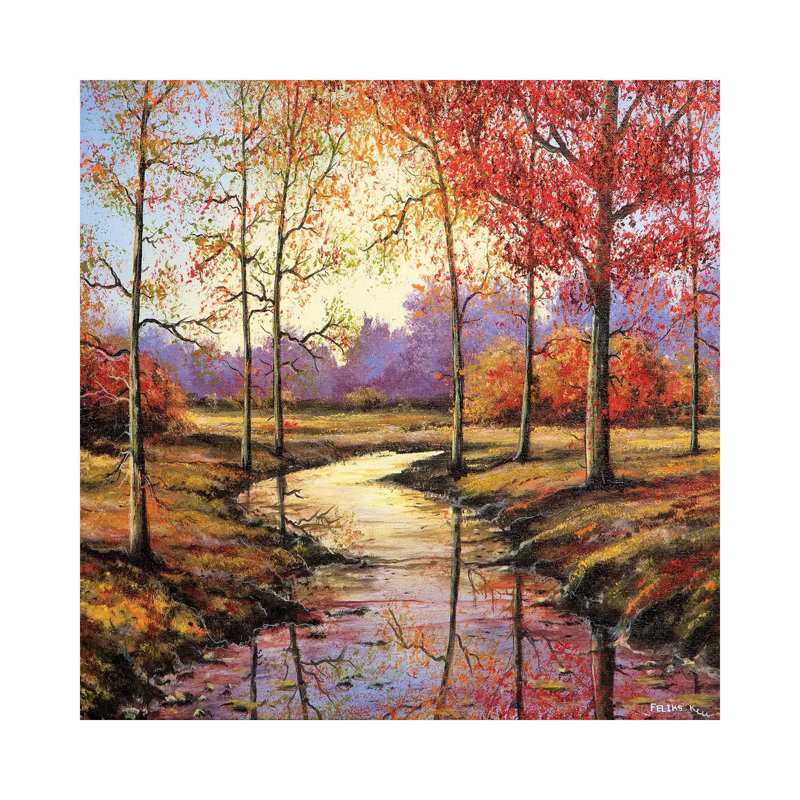 «That Time of Year» par reproduction, H 12 po x l 12 po x P 1,5 po, Toile tendue