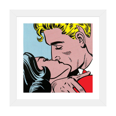 «Kiss I» par Toni Sanchez - impression d'art graphique