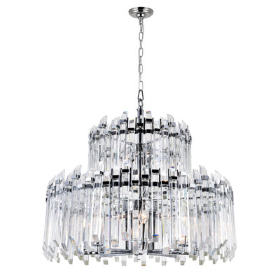 Jemima 12 - Light Dimmable Tiered Chandelier