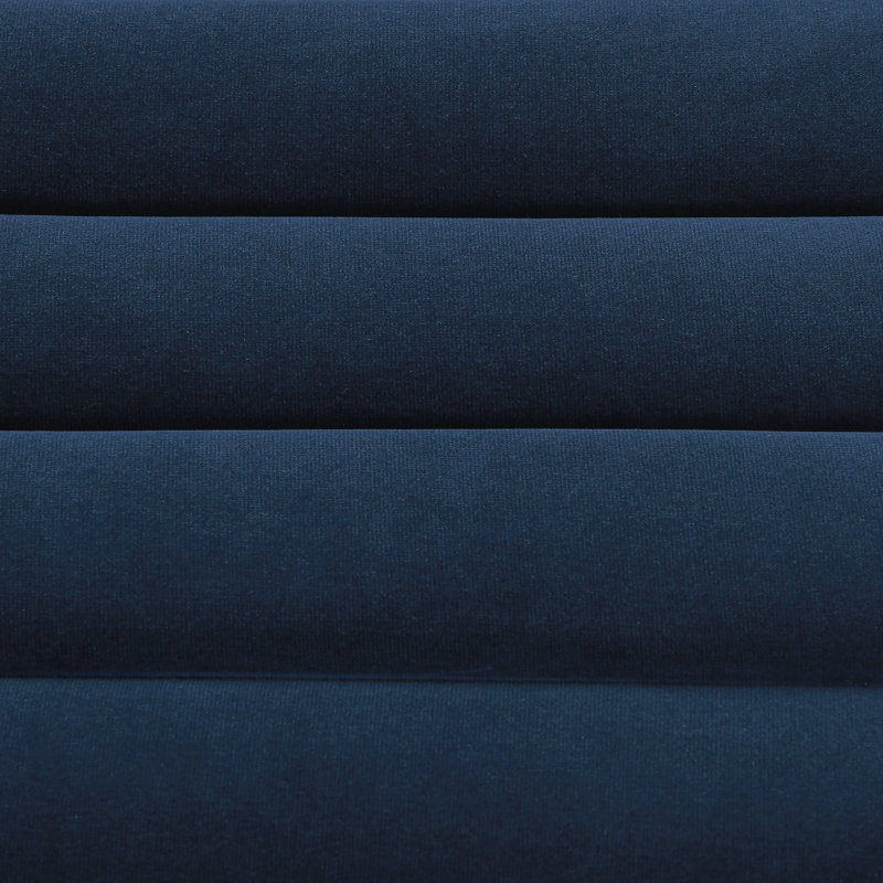 Banc rembourré 61 po Brandt, Bleu marine saphir