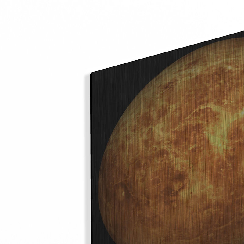 «Planète Vénus» par Luxe Portfolio, art mural en métal, H 12 po x l 12 po