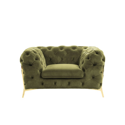 Anika Velvet Armchair