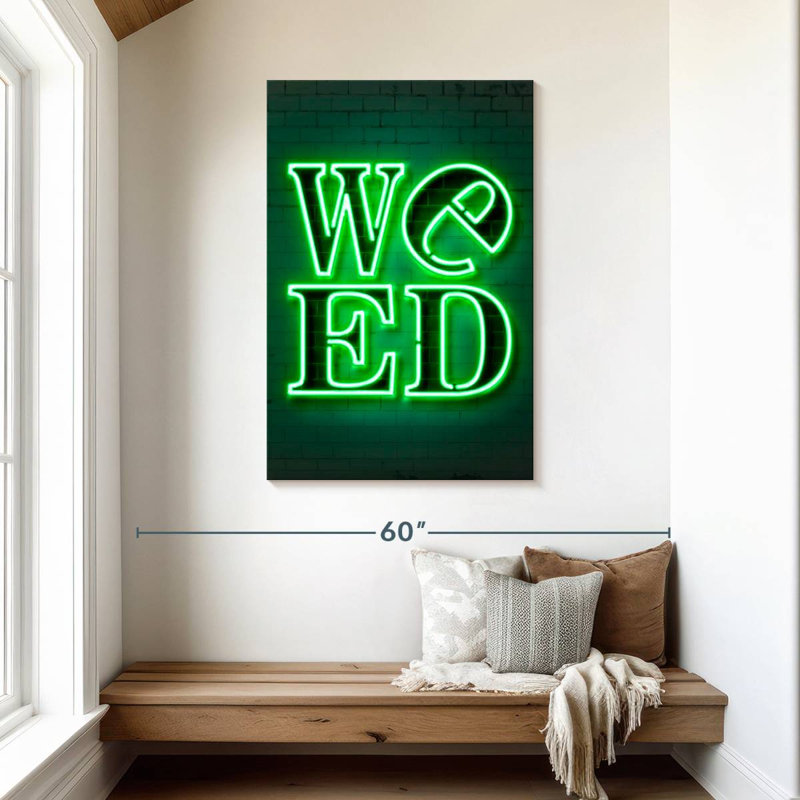 Weed, 45" H x 30" W