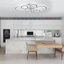 Elora 76cm LED Dimmable Reversible Flush Mount Ceiling Fan with Lights and Remote-1085401190