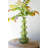 SMALL GLASS BUBBLE VASE - GREEN-454631063-454631060