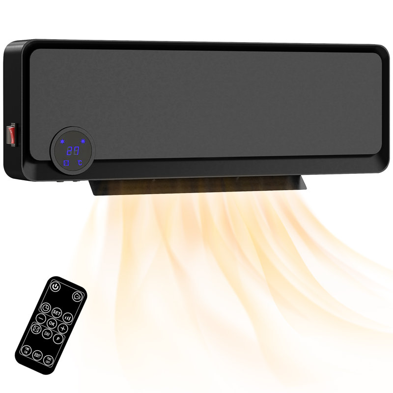 2000 Watt Electric Fan Heater Remote Included and with Digital Display
