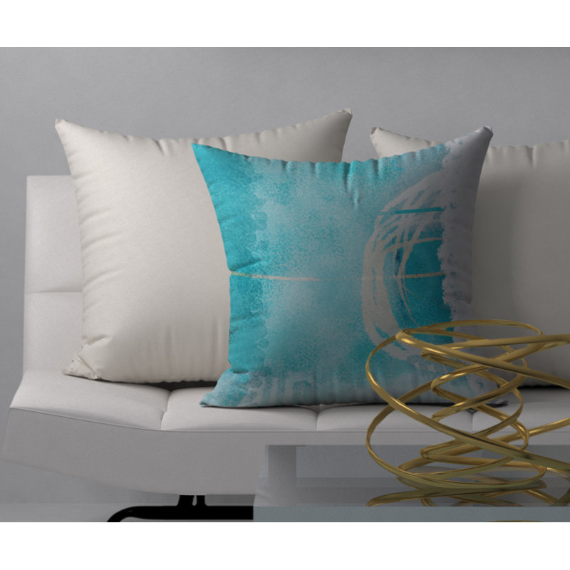 Coussin décoratif carré d’approbation pure, 20 po x 20 po