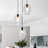 3-light Dimmable Cluster Pendant